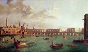 Vista del Puente de Londres antiguo
